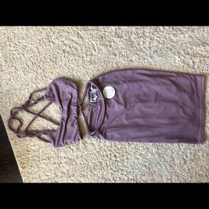 Sabo Skirt: purple 2 piece set